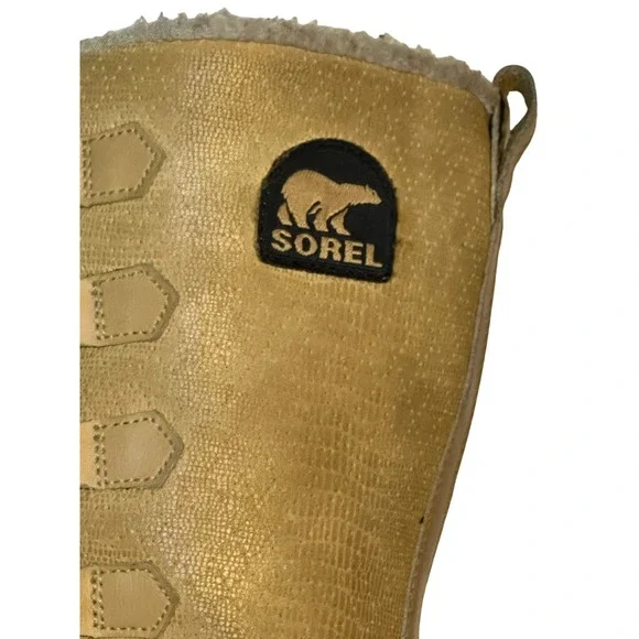 Sorel Tivoli High Women's Waterproof Snow Boots Lace Up Sherpa Lined Size 5.5 - Picture 8 of 16